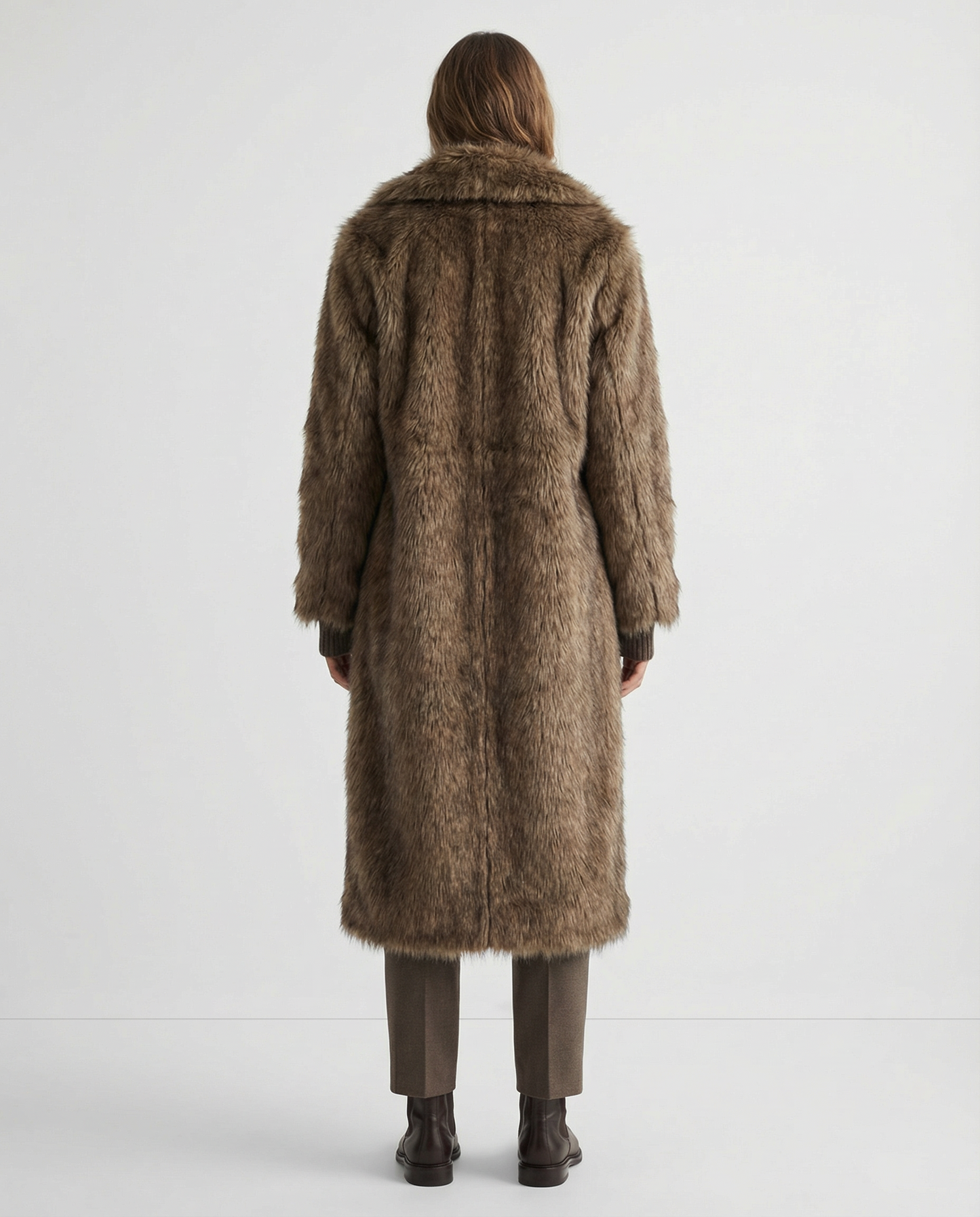 Arden Longline Faux Fur Coat