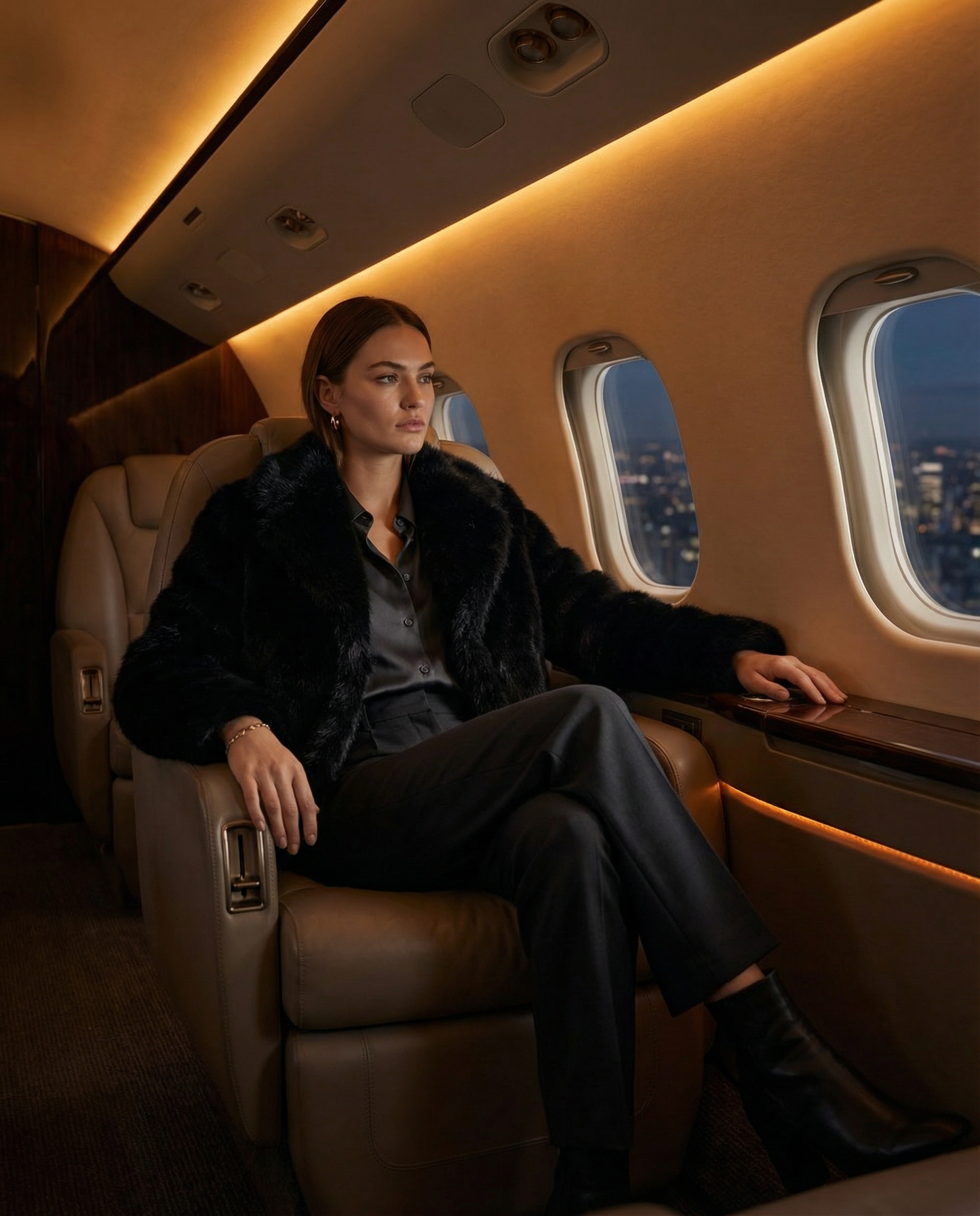 Lara Faux-Fur Jacket