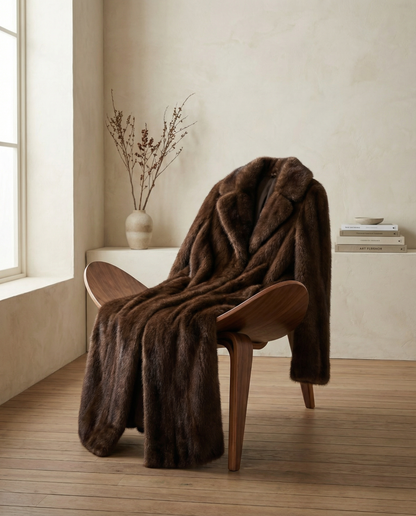 Arden Longline Faux Fur Coat