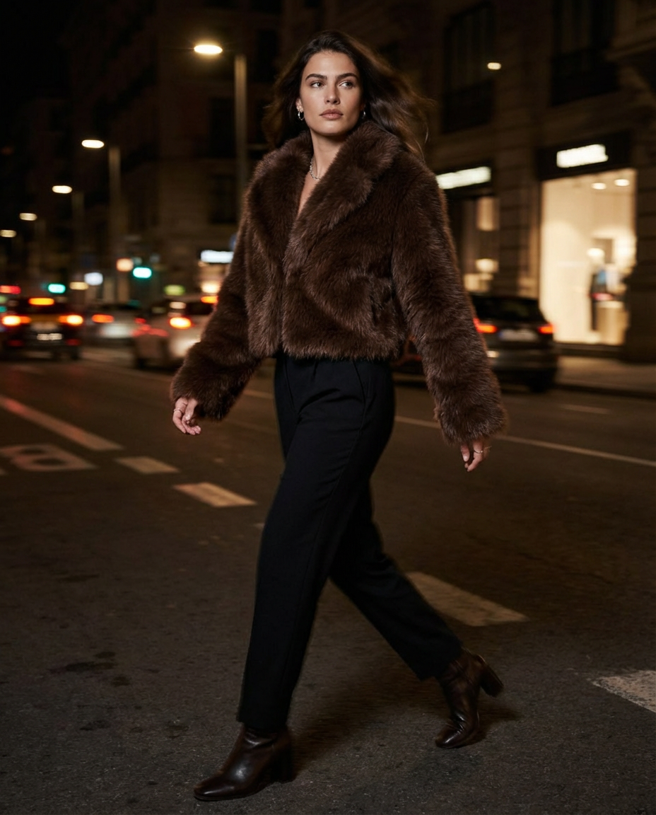 Lara Faux-Fur Jacket