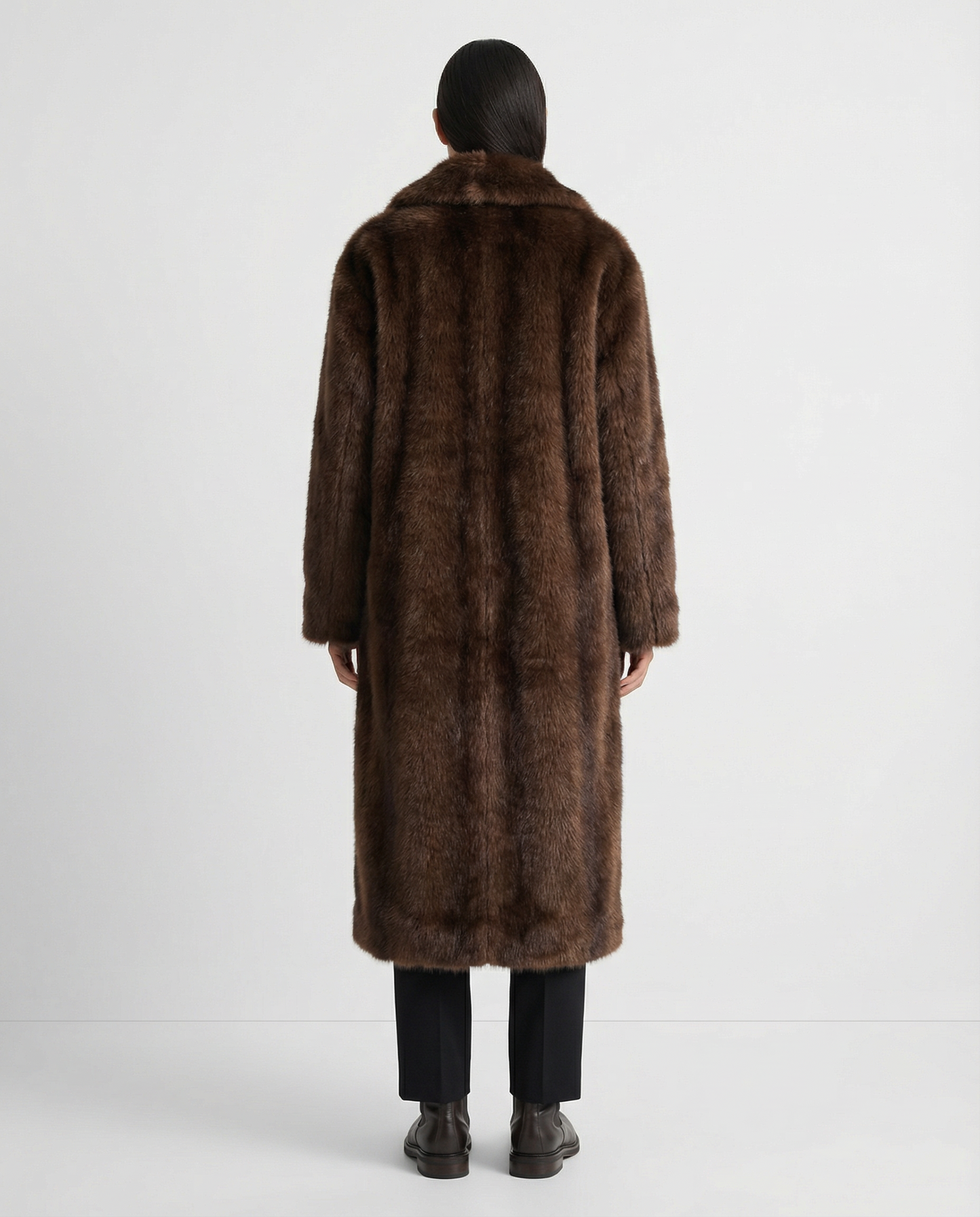 Alba Longline Faux-Fur Coat