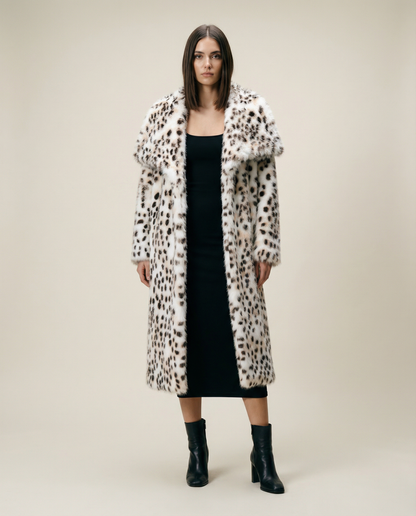 Aurora Snow Leopard Coat