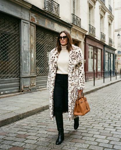 Aurora Snow Leopard Coat