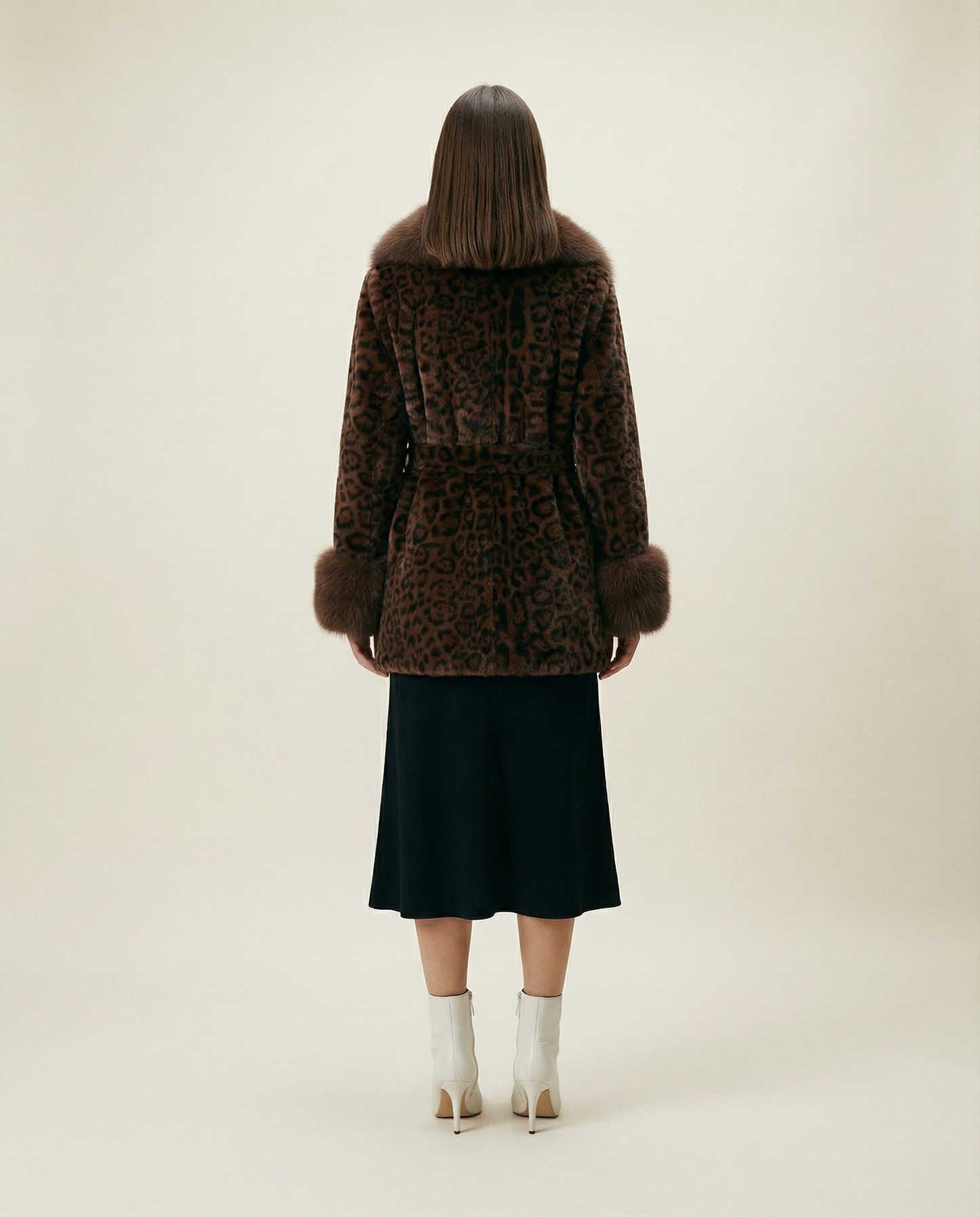 Icon Belted Faux-Fur Coat