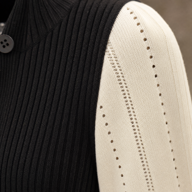 Fabric macro · Ribbed knit