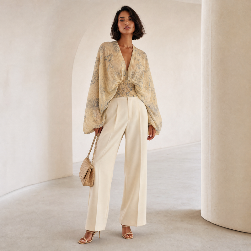 Linnea Cape Blouse
